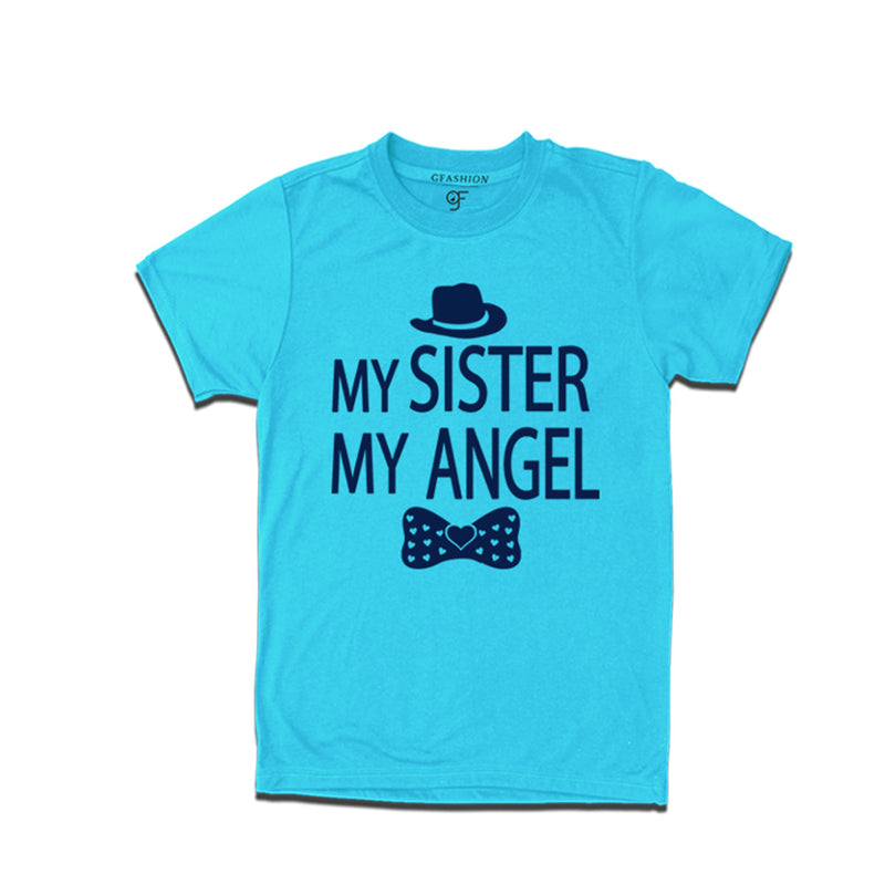 My-Sister-My-Angel-t-shirts-@-gfashion-Sky Blue