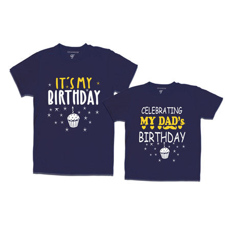 celebrating dad's birthday-dad daughter t-shirts