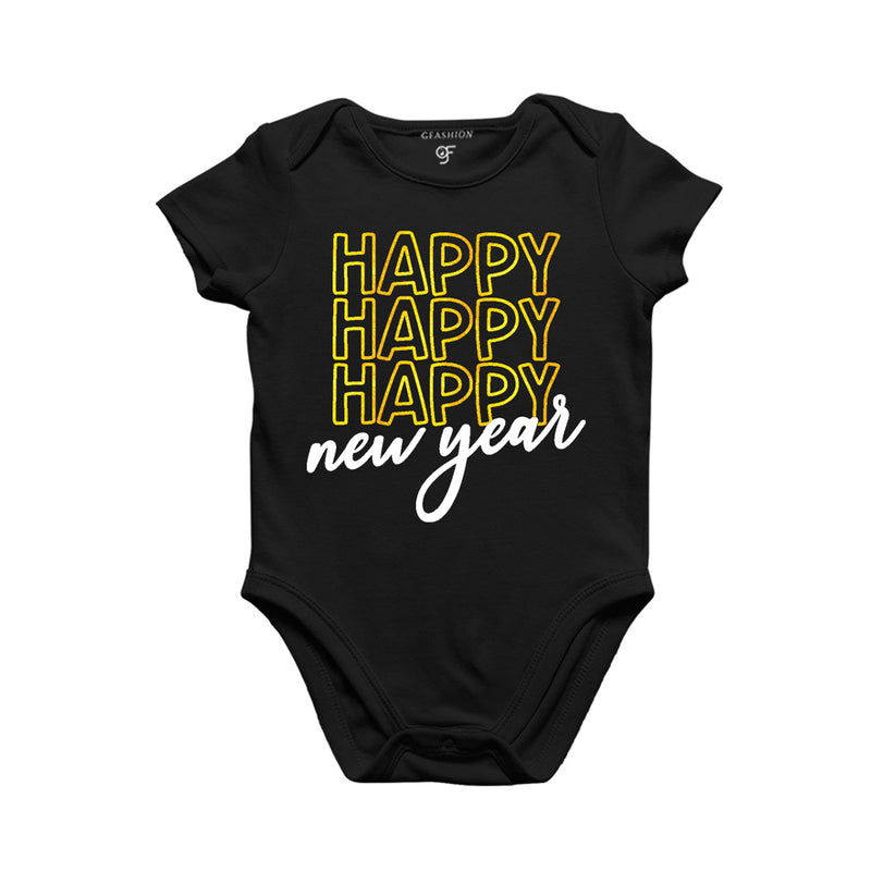 New Year-Baby Bodysuit or Rompers or Onesie in Black Color avilable @ gfashion.jpg