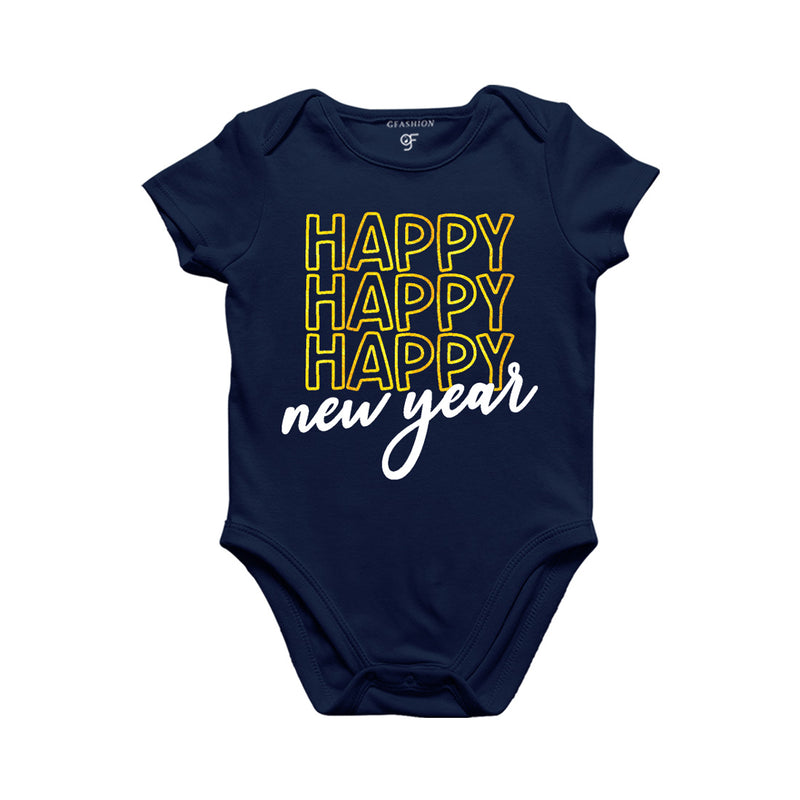 New Year-Baby Bodysuit or Rompers or Onesie in Navy Color avilable @ gfashion.jpg