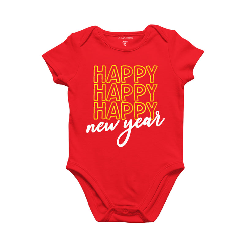 New Year-Baby Bodysuit or Rompers or Onesie in Red Color avilable @ gfashion.jpg
