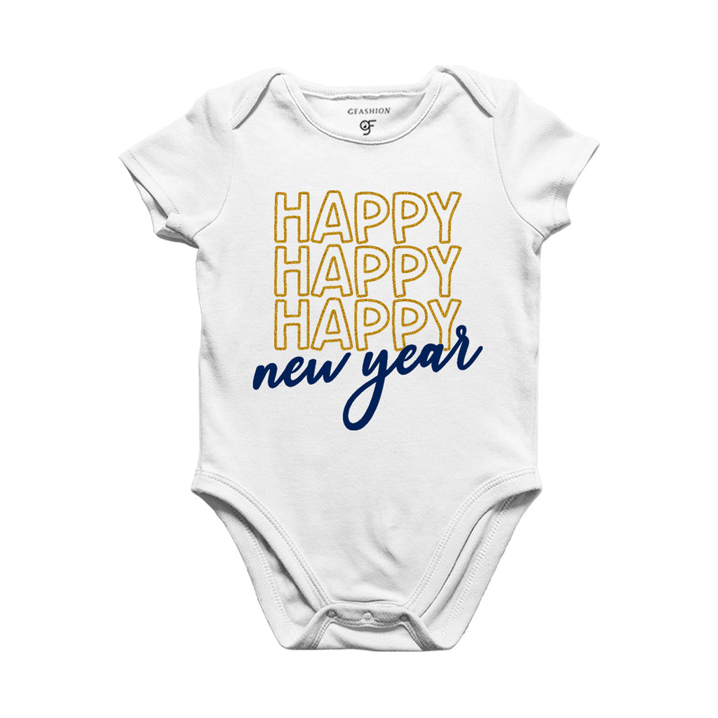 New Year-Baby Bodysuit or Rompers or Onesie in White Color avilable @ gfashion.jpg