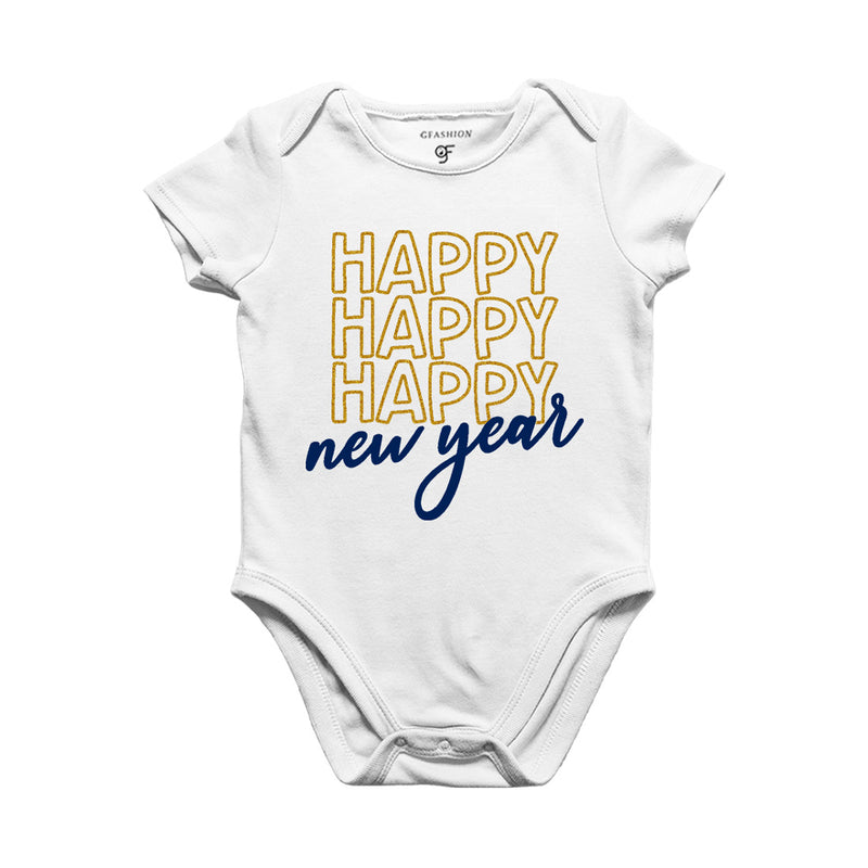 New Year-Baby Bodysuit or Rompers or Onesie in White Color avilable @ gfashion.jpg