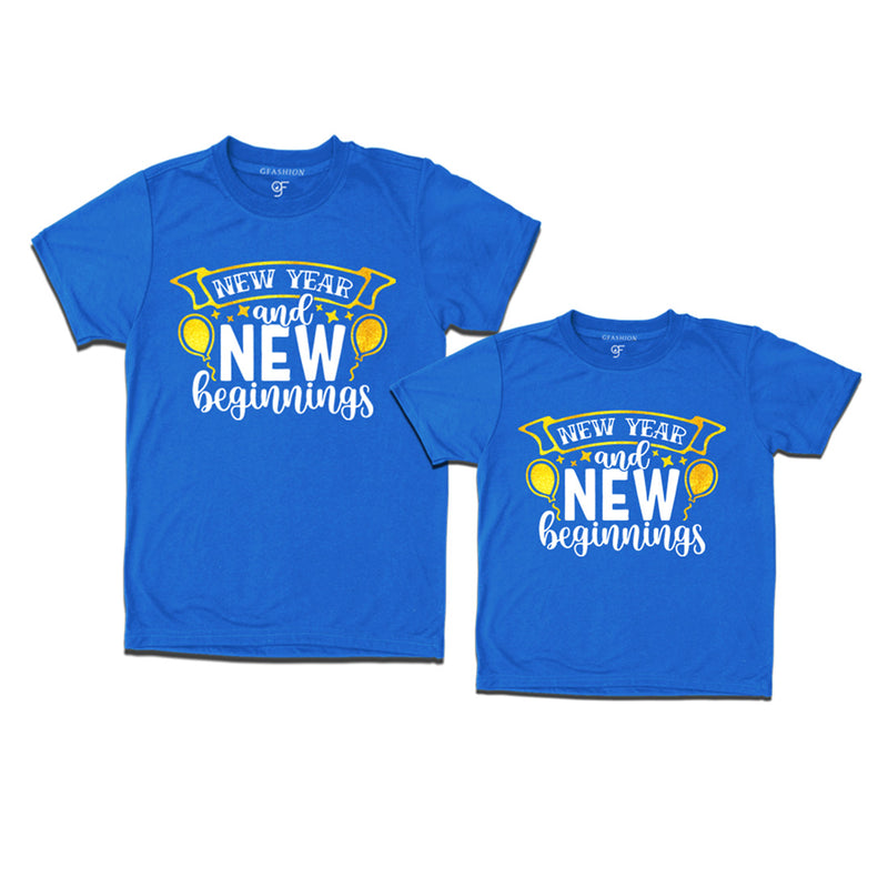 New Year and New Beginnings Combo T-shirts