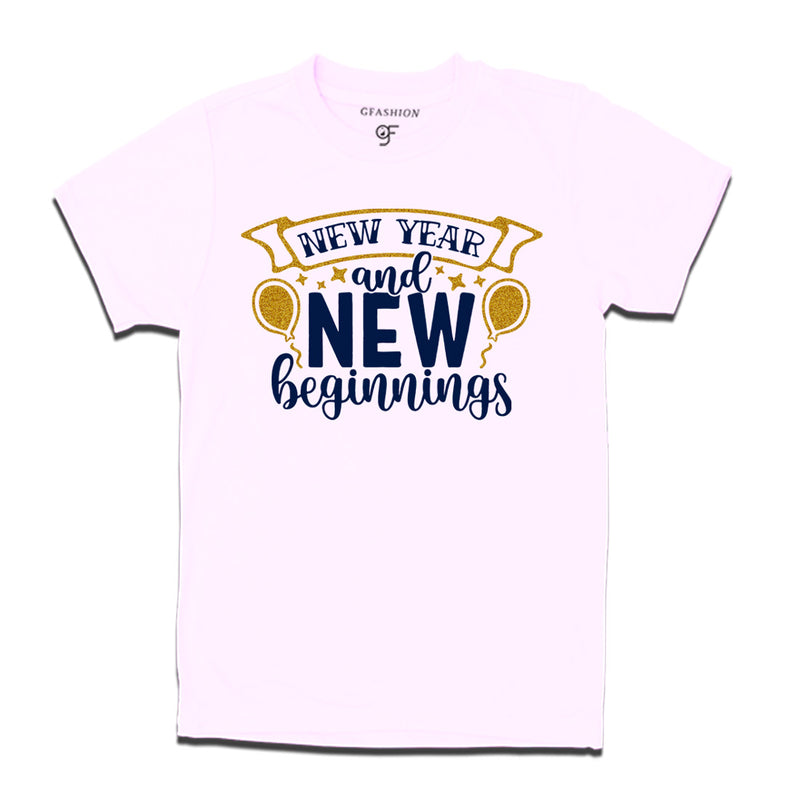 New Year and New Beginnings  T-shirt for Men-Women-Boy-Girl in White Color avilable @ gfashion.jpg