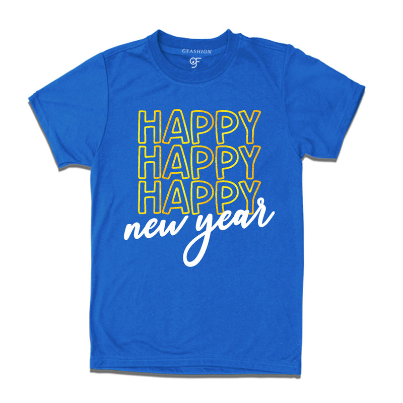 New year T-shirt for Men-Women-Boy-Girl  in Blue Color avilable @ gfashion.jpg