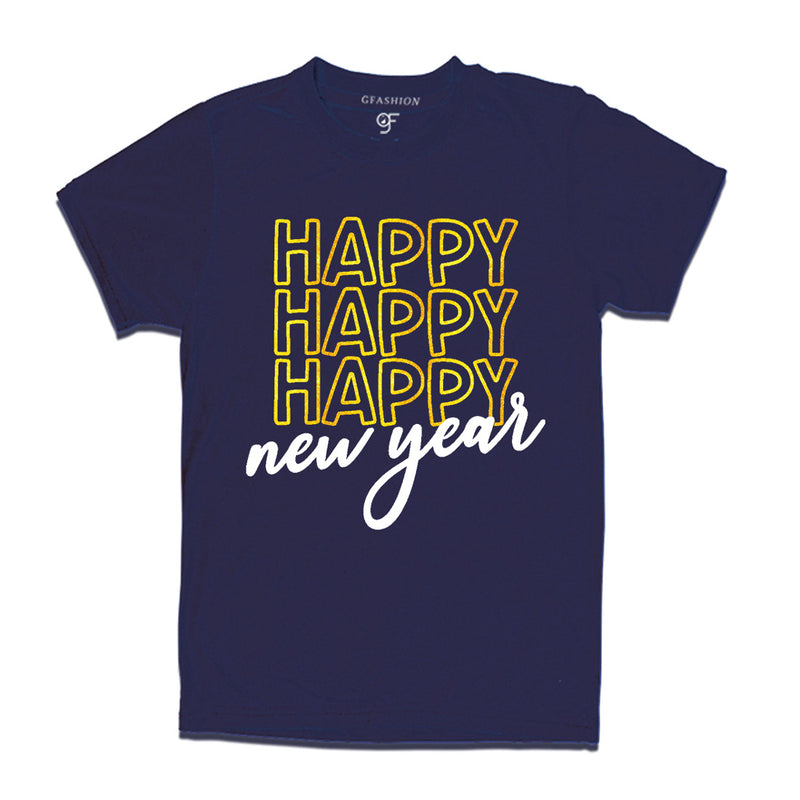 New year T-shirt for Men-Women-Boy-Girl in Navy Color avilable @ gfashion.jpg