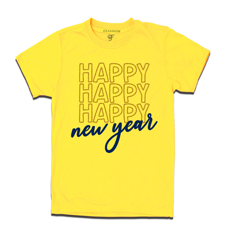 New year T-shirt for Men-Women-Boy-Girl in Yellow Color avilable @ gfashion.jpg