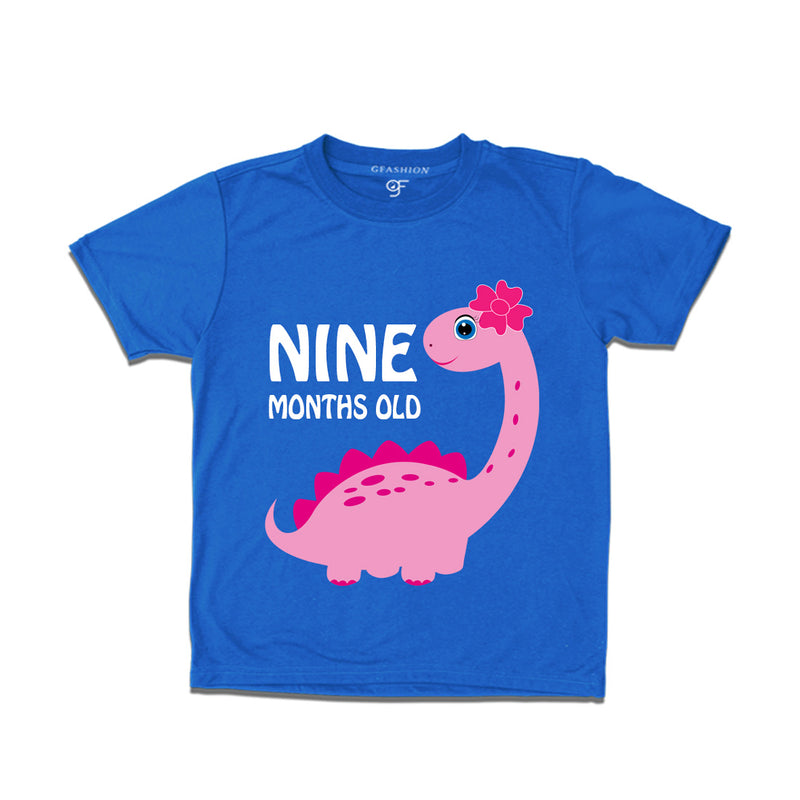 Nine Month Old Baby T-shirt in Blue Color avilable @ gfashion.jpg