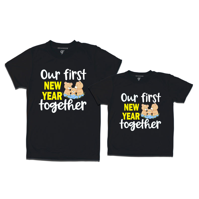 Our First New Year together T-shirts Combo in Black Color avilable @ gfashion.jpg