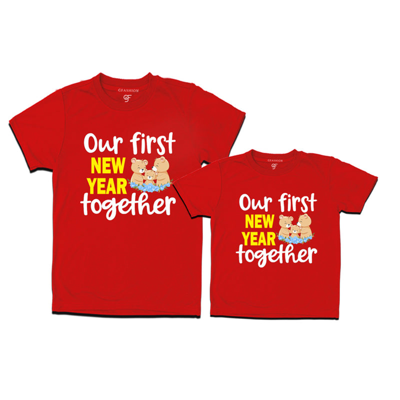 Our First New Year together T-shirts Combo in Red Color avilable @ gfashion.jpg