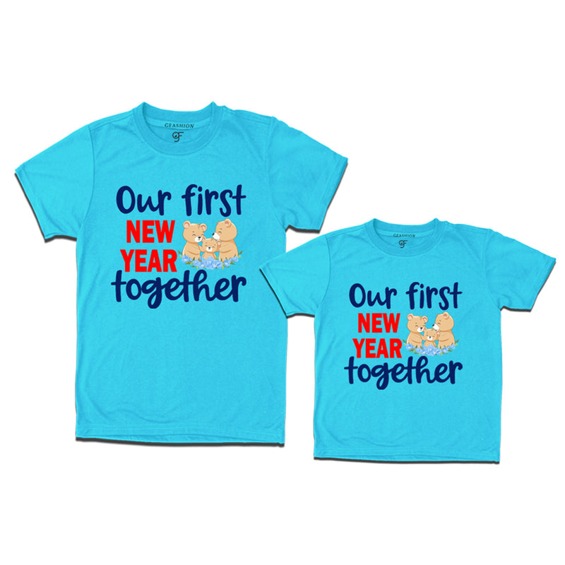 Our First New Year together T-shirts Combo in Sky Blue Color avilable @ gfashion.jpg