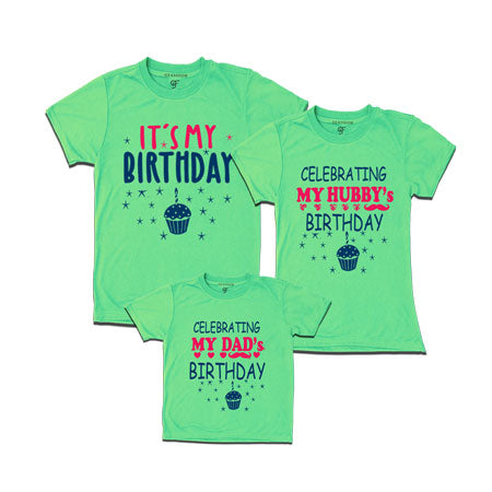 Huuby-dad's birthday t shirts for dad mom daughter