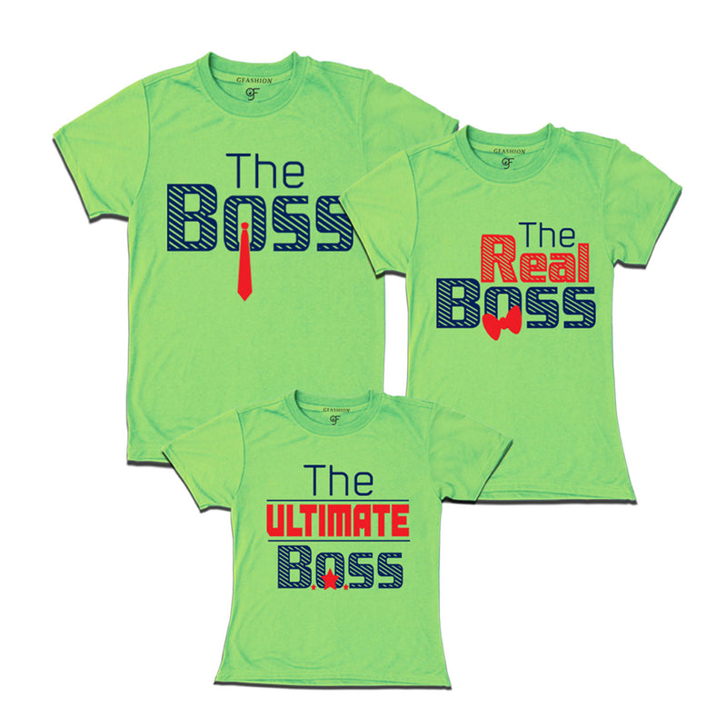 The Boss,real boss ,ultimate boss Family T-shirs