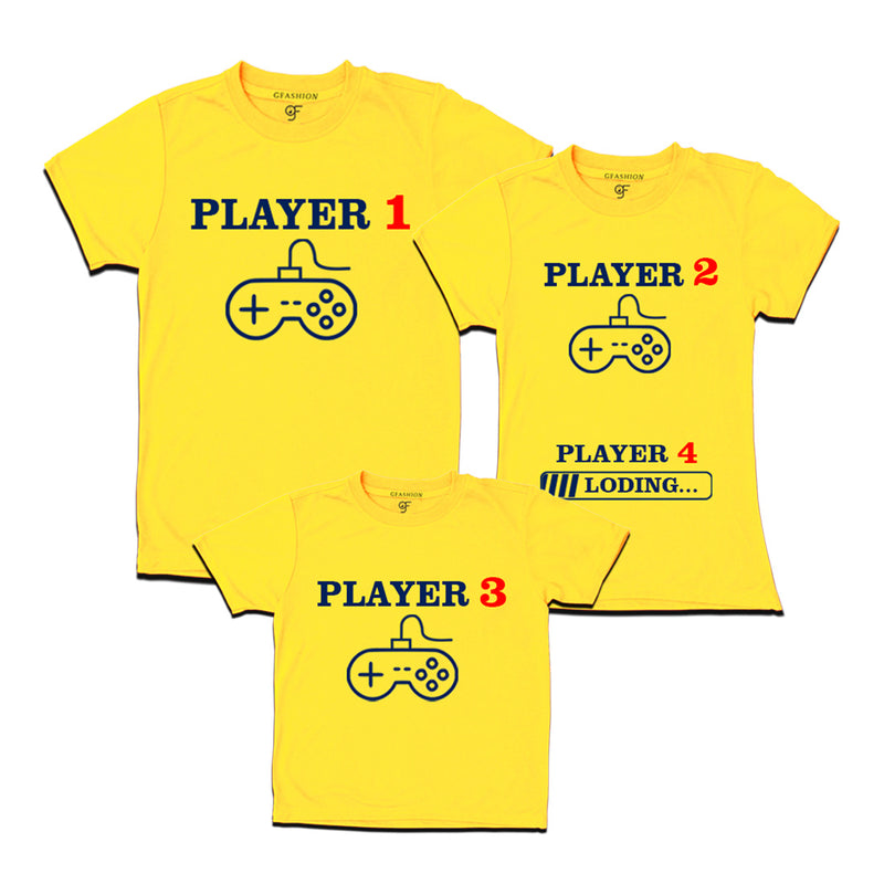 Players Family T-shirts in Yellow Color available @ gfashion.jpg