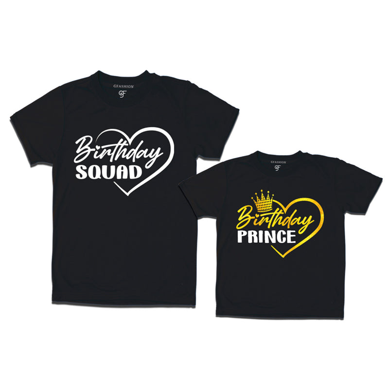 Prince Birthday T-shirts with Dad  in Black Color available @ gfashion.jpg