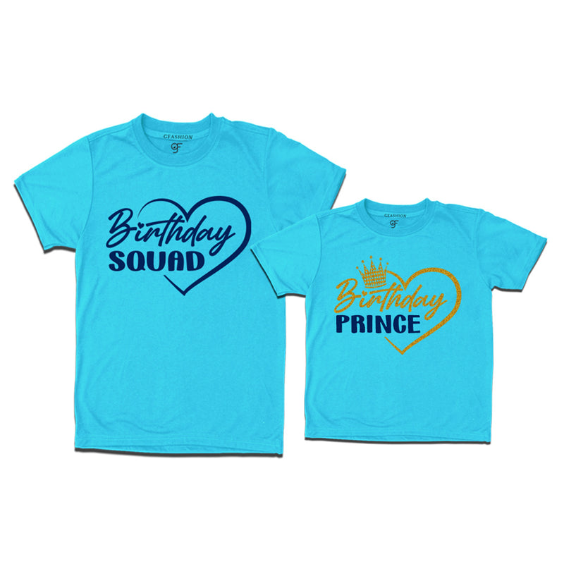 Prince Birthday T-shirts with Dad in Sky Blue Color available @ gfashion.jpg