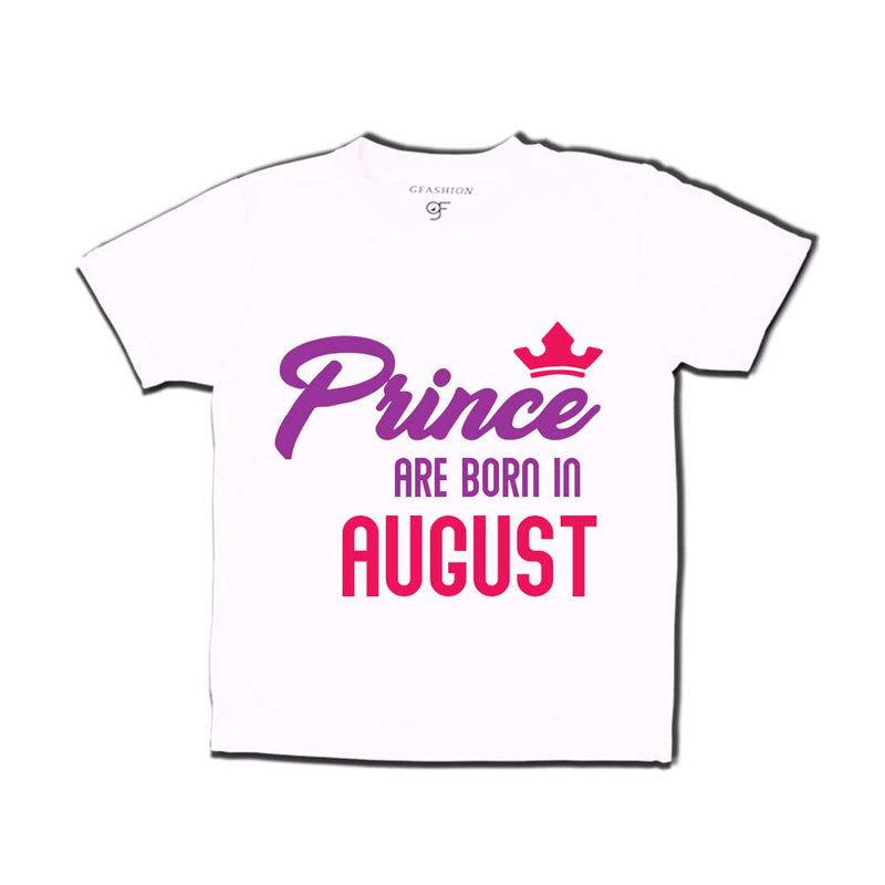 Prince are born in August-White-gfashion