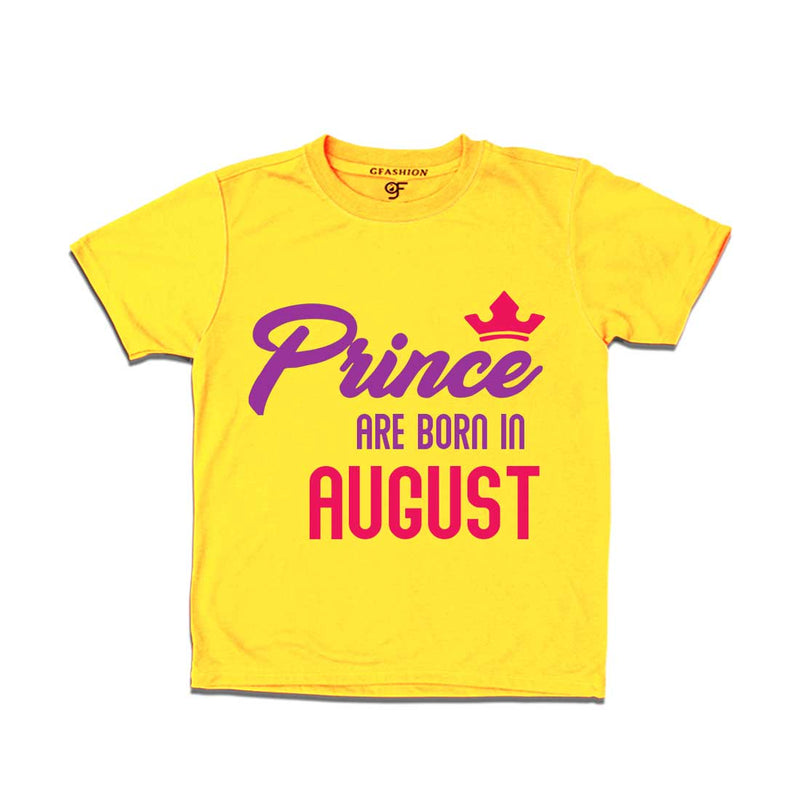 Prince are born in August-Yellow-gfashion