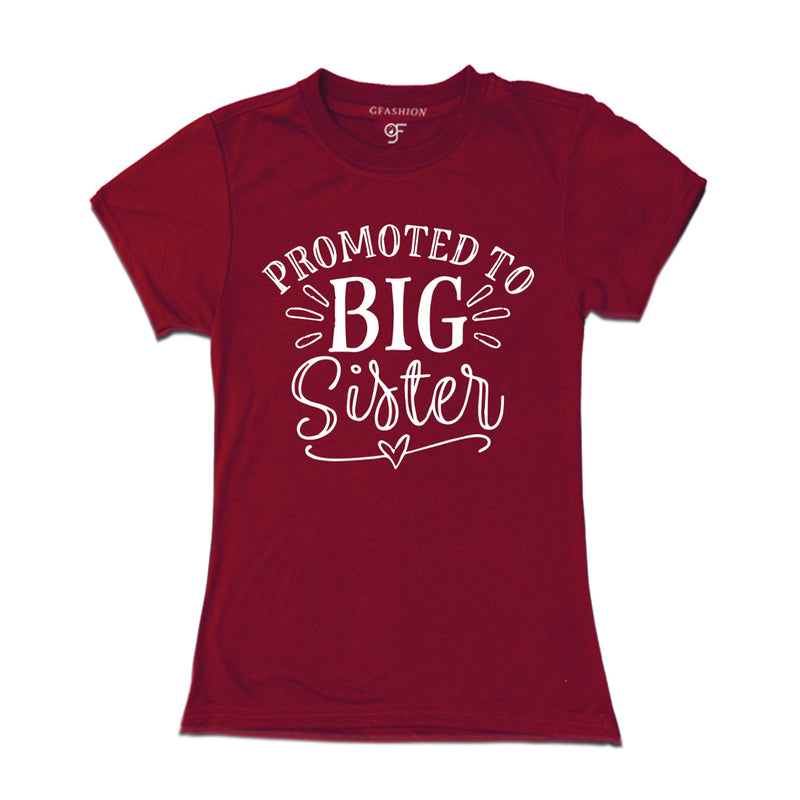 Promoted to Big Sister T-shirt in Maroon Color available @ gfashion.jpg