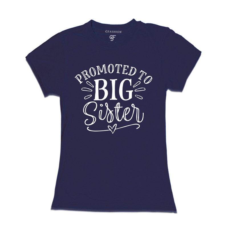 Promoted to Big Sister T-shirt in Navy Color available @ gfashion.jpg