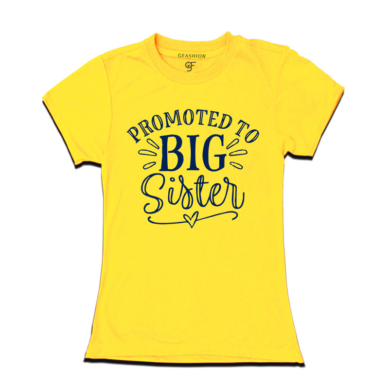 Promoted to Big Sister T-shirt in Yellow Color available @ gfashion.jpg