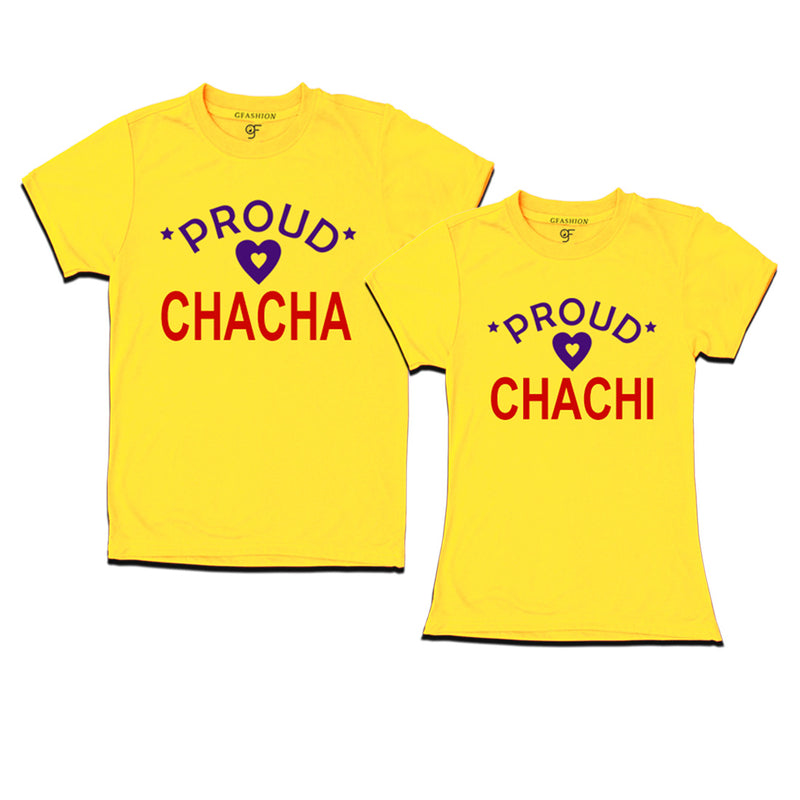 Proud Chacha Chachi t-shirts Yellow Color-gfashion