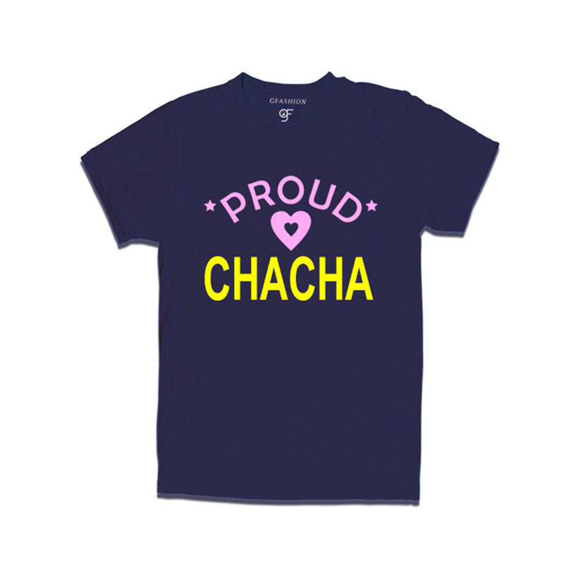 Proud Chacha t-shirt Navy Color-gfashion