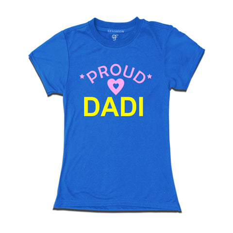 Proud Dadi T-shirt-Blue Color-gfashion