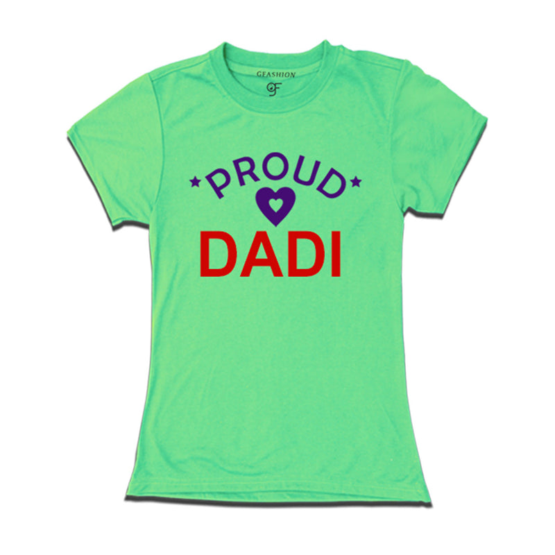 Proud Dadi T-shirt-Pista Green Color-gfashion