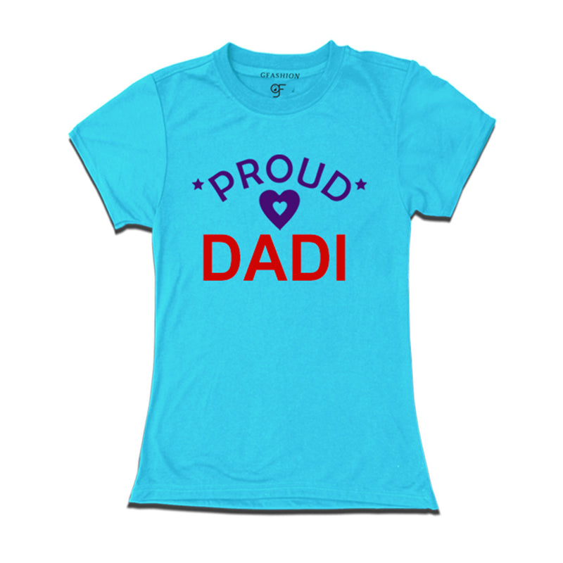 Proud Dadi T-shirt-Sky Blue Color-gfashion