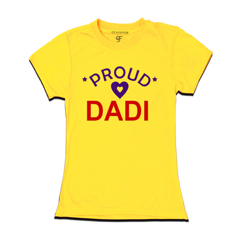 Proud Dadi T-shirt-Yellow Color-gfashion