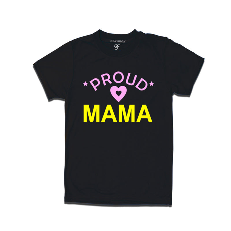 Proud Mama t-shirt-Black Color-gfashion