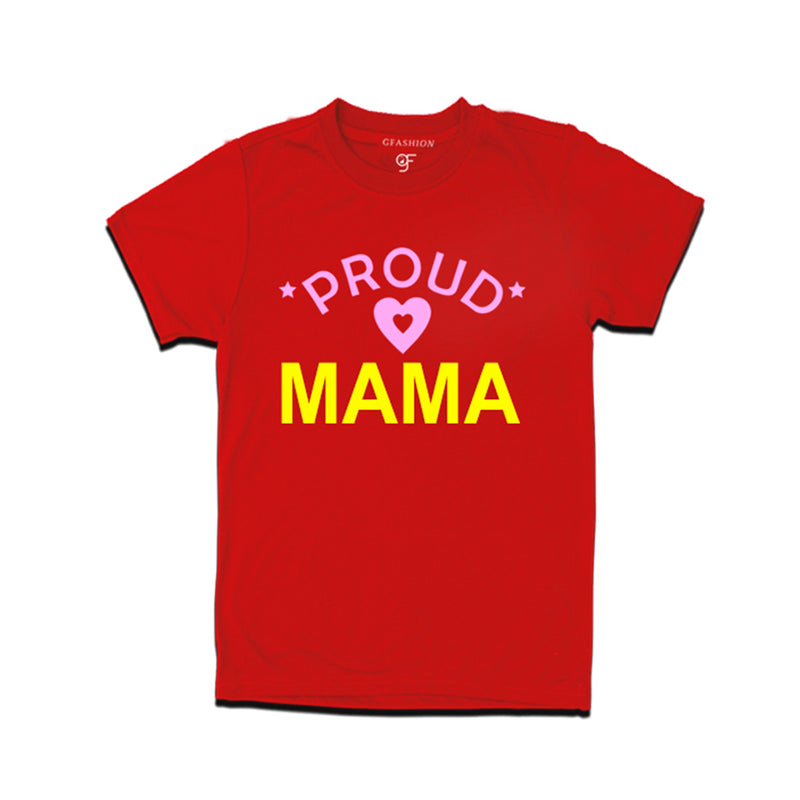 Proud Mama t-shirt-Red Color-gfashion