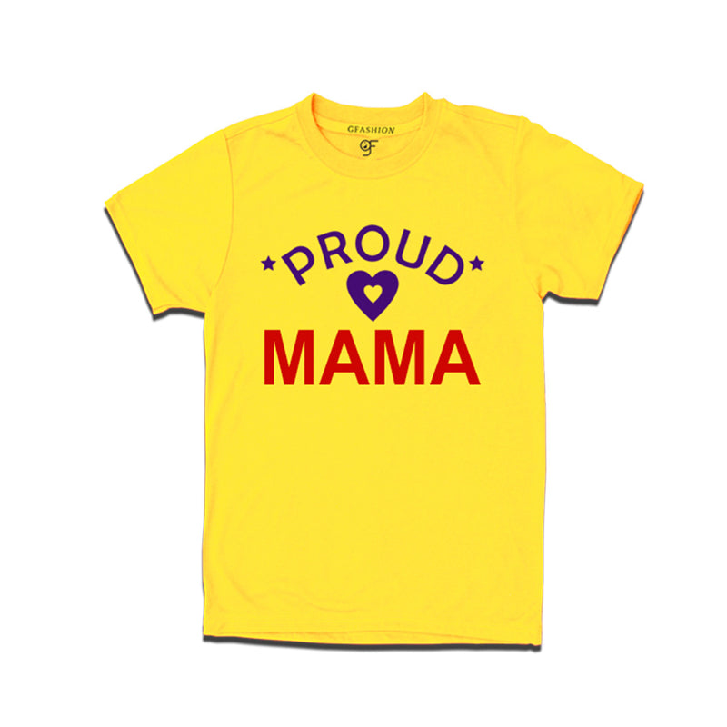 Proud Mama t-shirt-Yellow Color-gfashion
