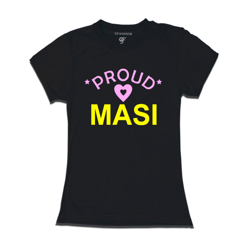 Proud Masi t-shirt-Black Color-gfashion