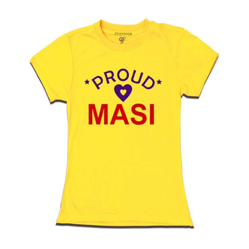 Proud Masi t-shirt-Yellow Color-gfashion