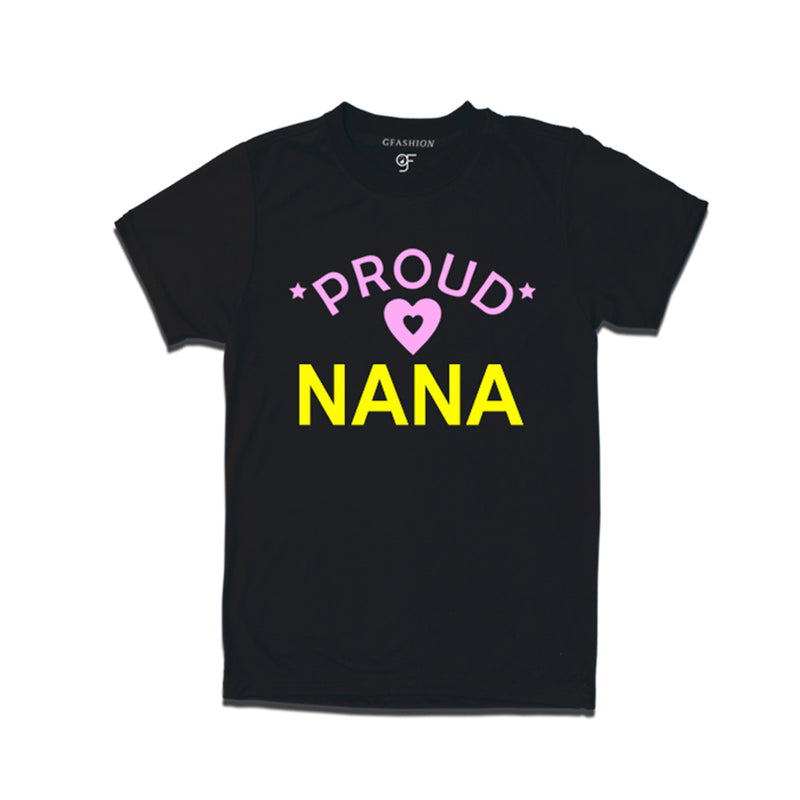 Proud Nana t-shirt-Black Color-gfashion