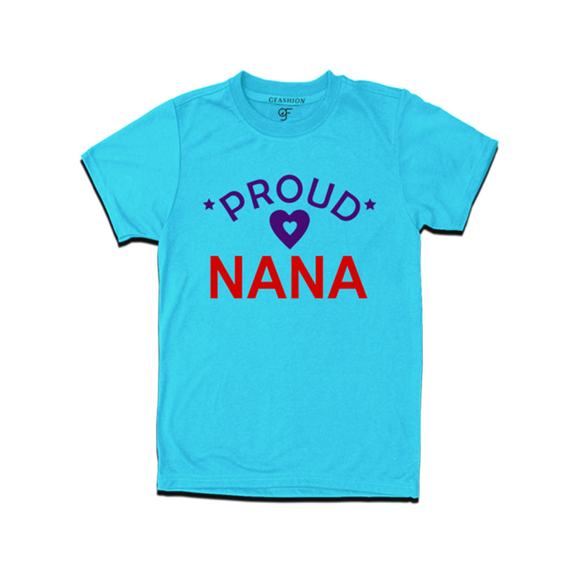 Proud Nana t-shirt-Sky Blue Color-gfashion