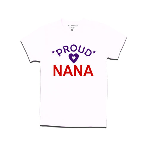 Proud Nana t-shirt-White Color-gfashion