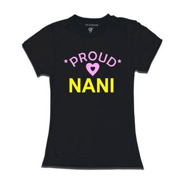 Proud Nani t-shirt-Black Color-gfashion