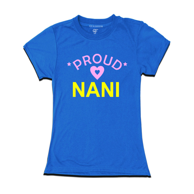 Proud Nani t-shirt-Blue Color-gfashion