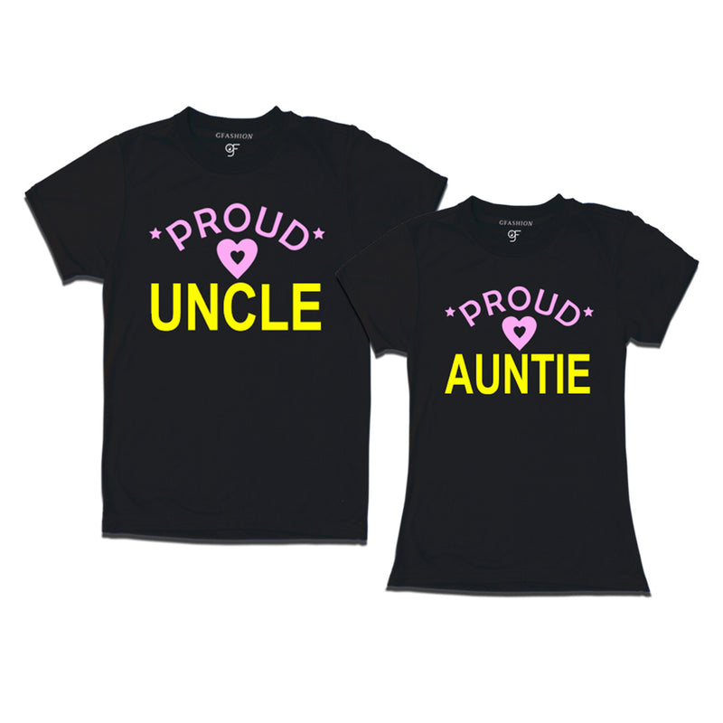Proud Uncle Auntie  t-shirts-Black Color-gfashion