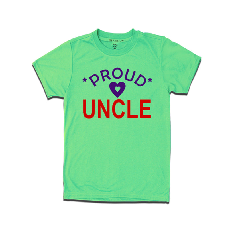Proud Uncle t-shirt-Pista Green Color-gfashion