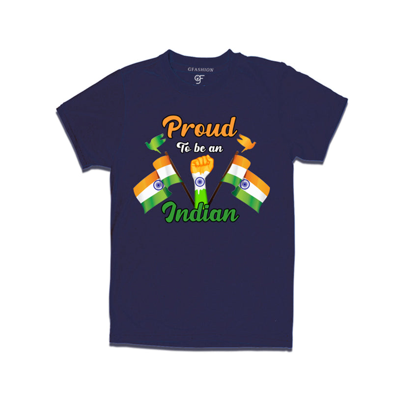 Proud to be an Indian T-shirts in Navy Color available @ gfashion.jpg