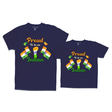 Proud to be an Indian combo T-shirts in Navy Color available @ gfashion.jpg