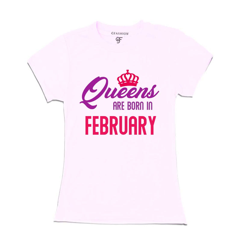 Queens are born in February-White-gfashion
