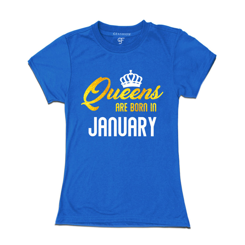 Queens are born in January-Blue-gfashion
