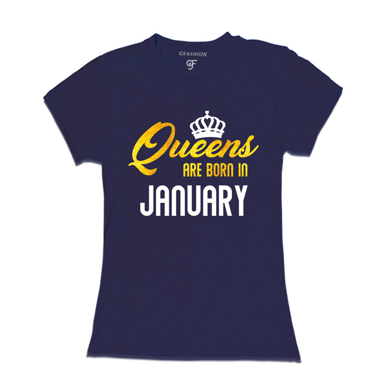 Queens are born in January-Navy-gfashion