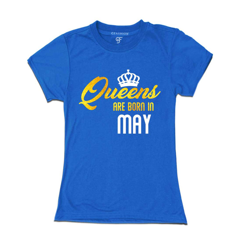 Queens are born in May-Blue-gfashion